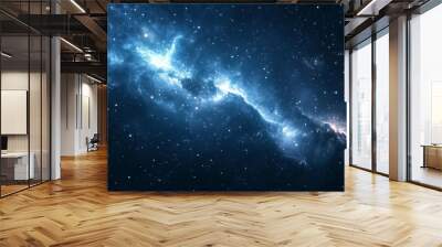 nebula gas cloud in deep outer space Wall mural