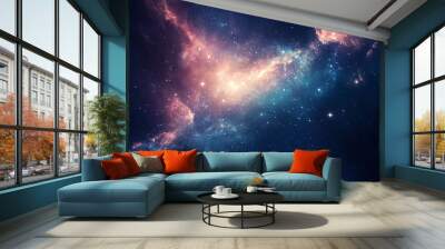 nebula gas cloud in deep outer space Wall mural