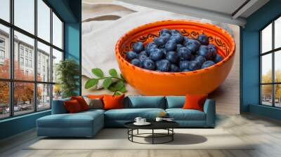 Blueberry Wall mural