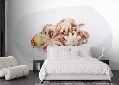 boiled octopus Wall mural