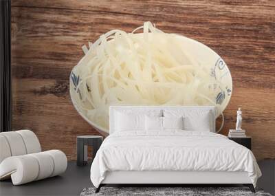 Boiled rice noodle for cooking Wall mural