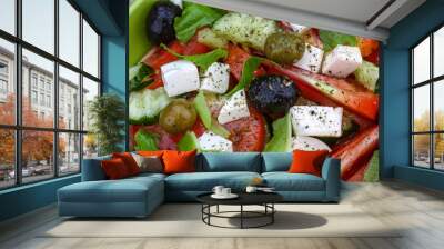 Greek salad Wall mural