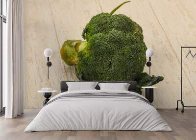 Green fresh tasty Broccoli cabbage Wall mural