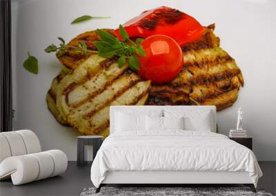 Grilled vegetables Wall mural