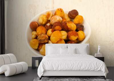 Hazelnut heap Wall mural