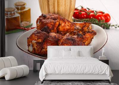 Indian tandoori turkey shoulder wing Wall mural