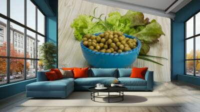 Marinated peas Wall mural