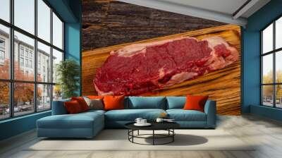 Raw beef steak Picanha Wall mural