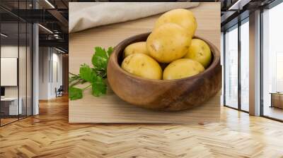 Raw potatoes Wall mural