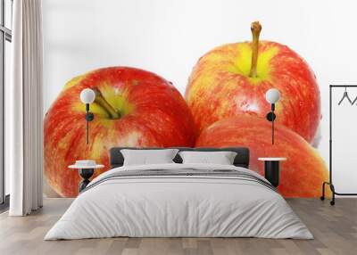 red bright apples Wall mural