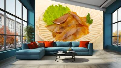 Smoked catfish fillet Wall mural