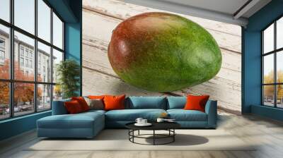 Sweet juicy green and red mango Wall mural