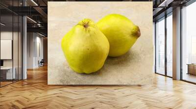 Sweet ripe and juicy quinces Wall mural