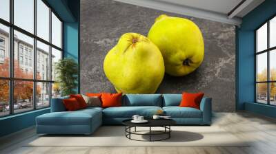 Sweet ripe and juicy quinces Wall mural