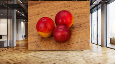 Sweet ripe and tasty Nectarine Wall mural