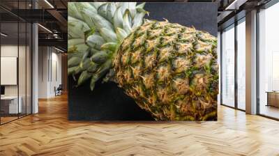 Sweet tropical ripe fruit - pineapple Wall mural