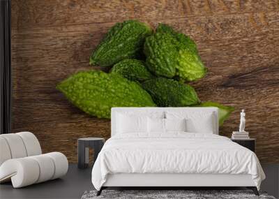 Tropical exotic vegetable - bitter melon Wall mural