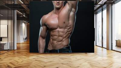 Fitness model Wall mural