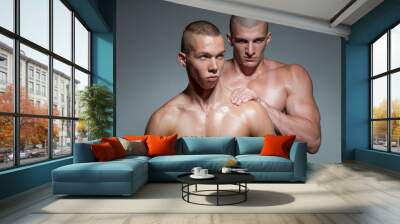 gay couple Wall mural