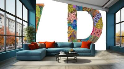 New Delhi city is the capital of India. Vector decorative zentangle object for decoration Wall mural