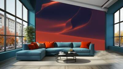 red landscape abstract wallpaper Wall mural