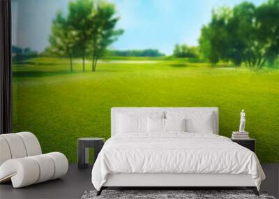 field of grass Wall mural