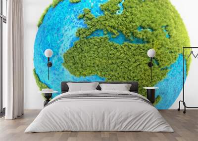 grass planet Wall mural