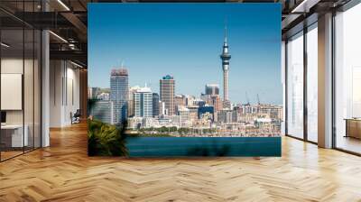 Auckland city skyline Wall mural