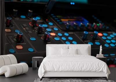 audio mixing board Wall mural