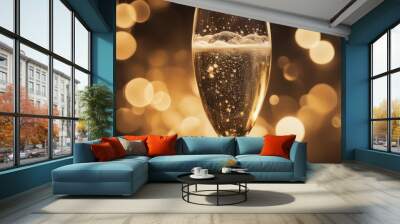 glasses of champagne Wall mural