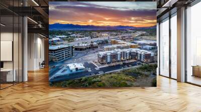 Lehi Urban Office and Apartment Development Wall mural