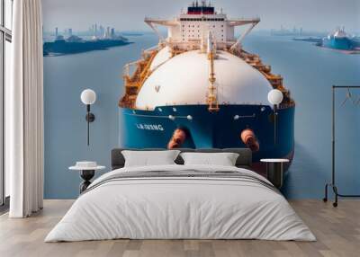 LNG (Liquified Natural Gas) tanker  Wall mural