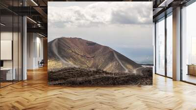 Mount Etna Volcano - Sicily - Italy Wall mural