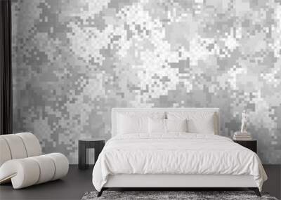 Texture military camouflage seamless pattern. Abstract army vector illustration Wall mural