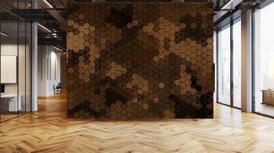 Texture military camouflage seamless pattern. Abstract army vector illustration Wall mural