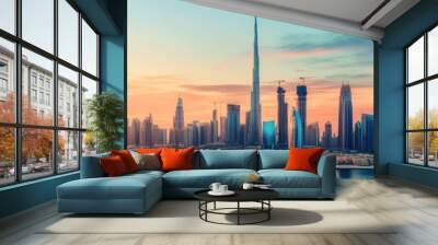 Website header banner for Dubai Wall mural