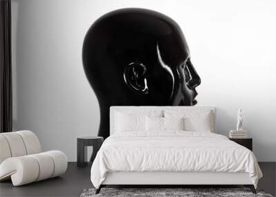 Mannequin Head Wall mural