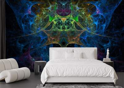 Fantasy abstract fractal desktop wallpaper Wall mural