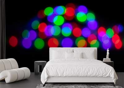 bokeh, abstraction, blur Wall mural