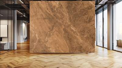 Brown stone floor tile texture abstract background pattern interior surface Wall mural