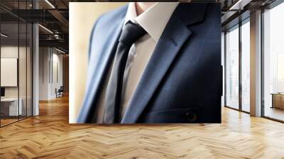 businessman with tie Wall mural