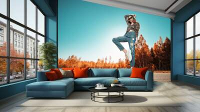 active sports activities in nature Wall mural