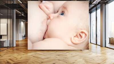 breast-feeding of child Wall mural