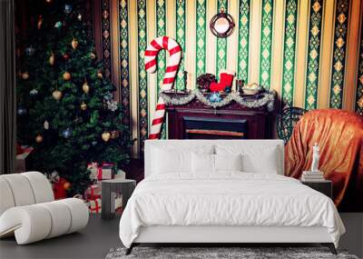 cozy xmas Wall mural