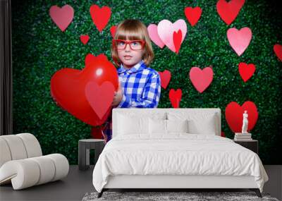 cute child boy Wall mural