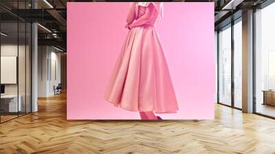 elegant satin dress Wall mural