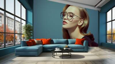 expensive eyewear collection Wall mural