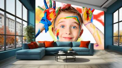 face art Wall mural