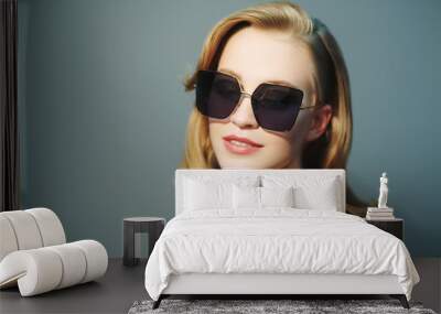 fashionable female optics Wall mural