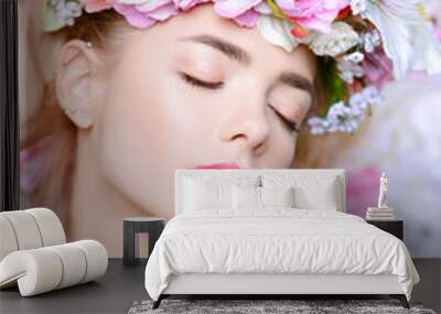 floral perfume roses Wall mural